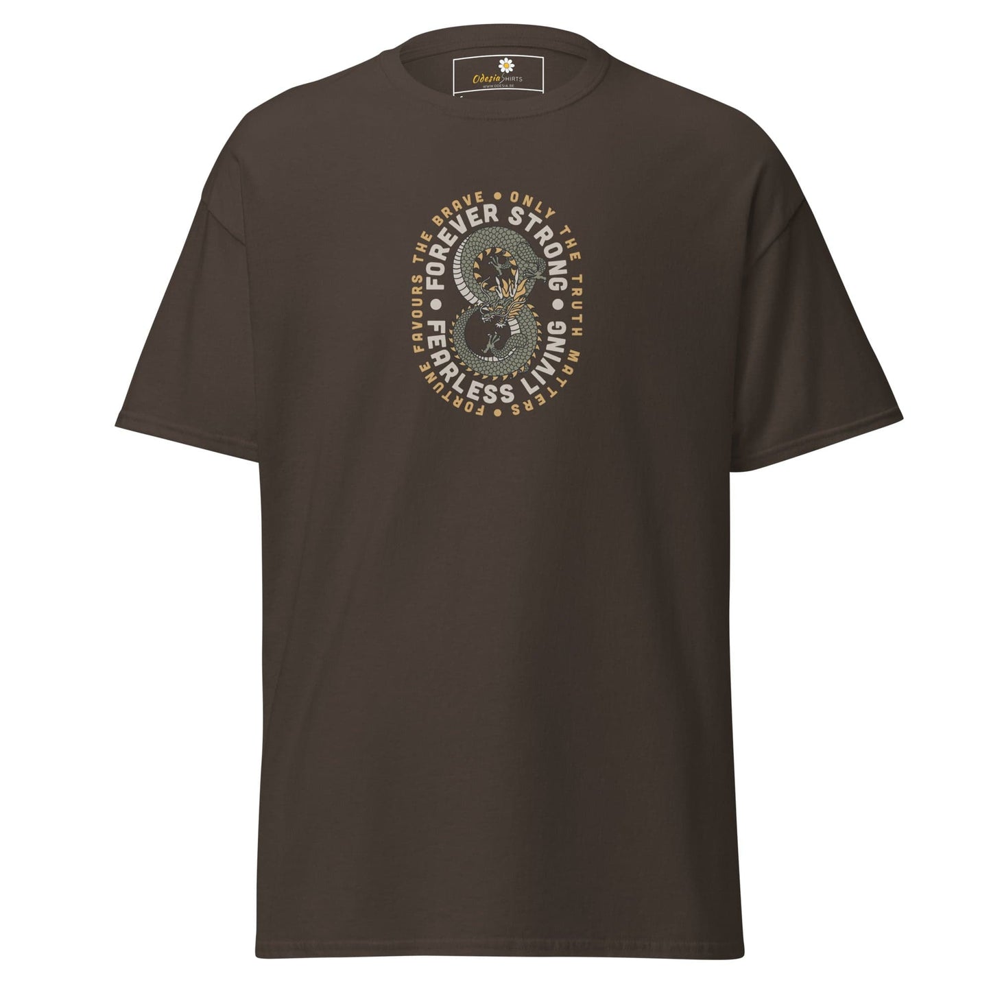 Art T-shirt Design Tee • Man / Woman • [s-xl] - Dark Chocolate / s