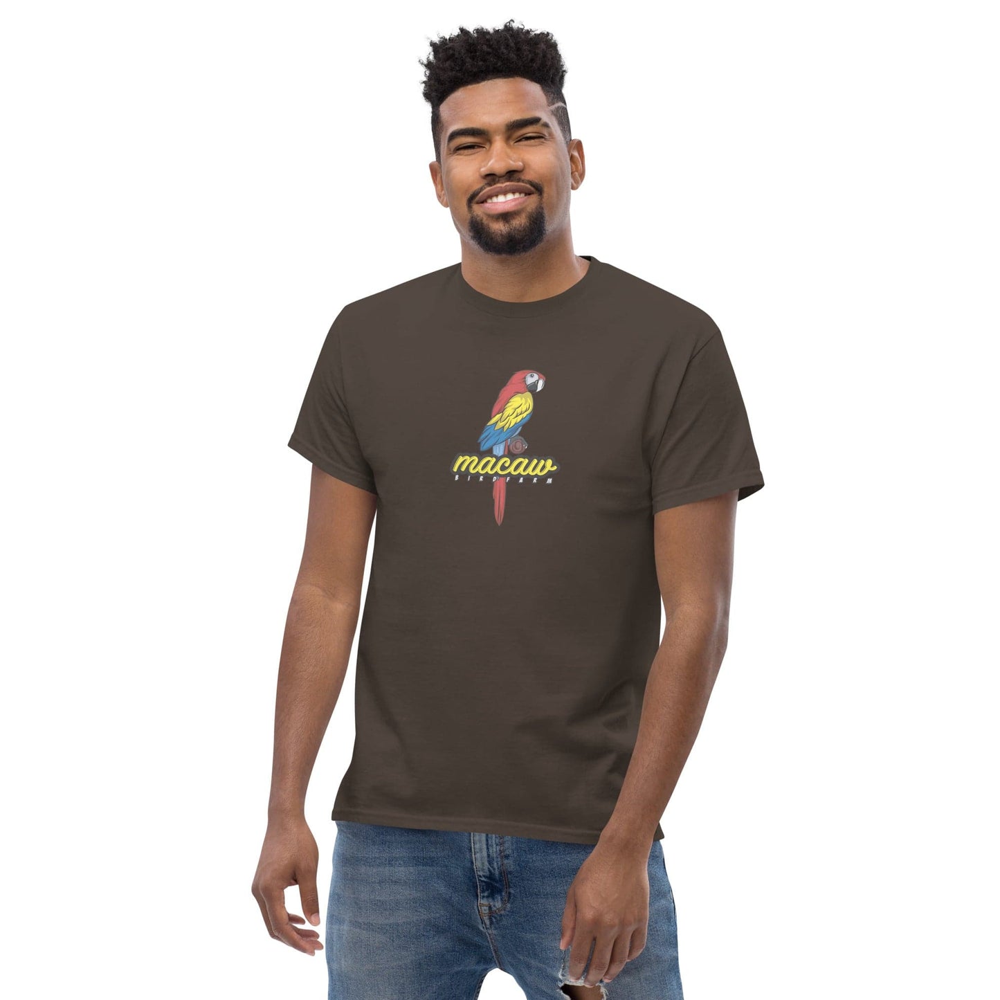 Art T-shirt Design Tee • Man / Woman • [s-xl] - Dark Chocolate / s