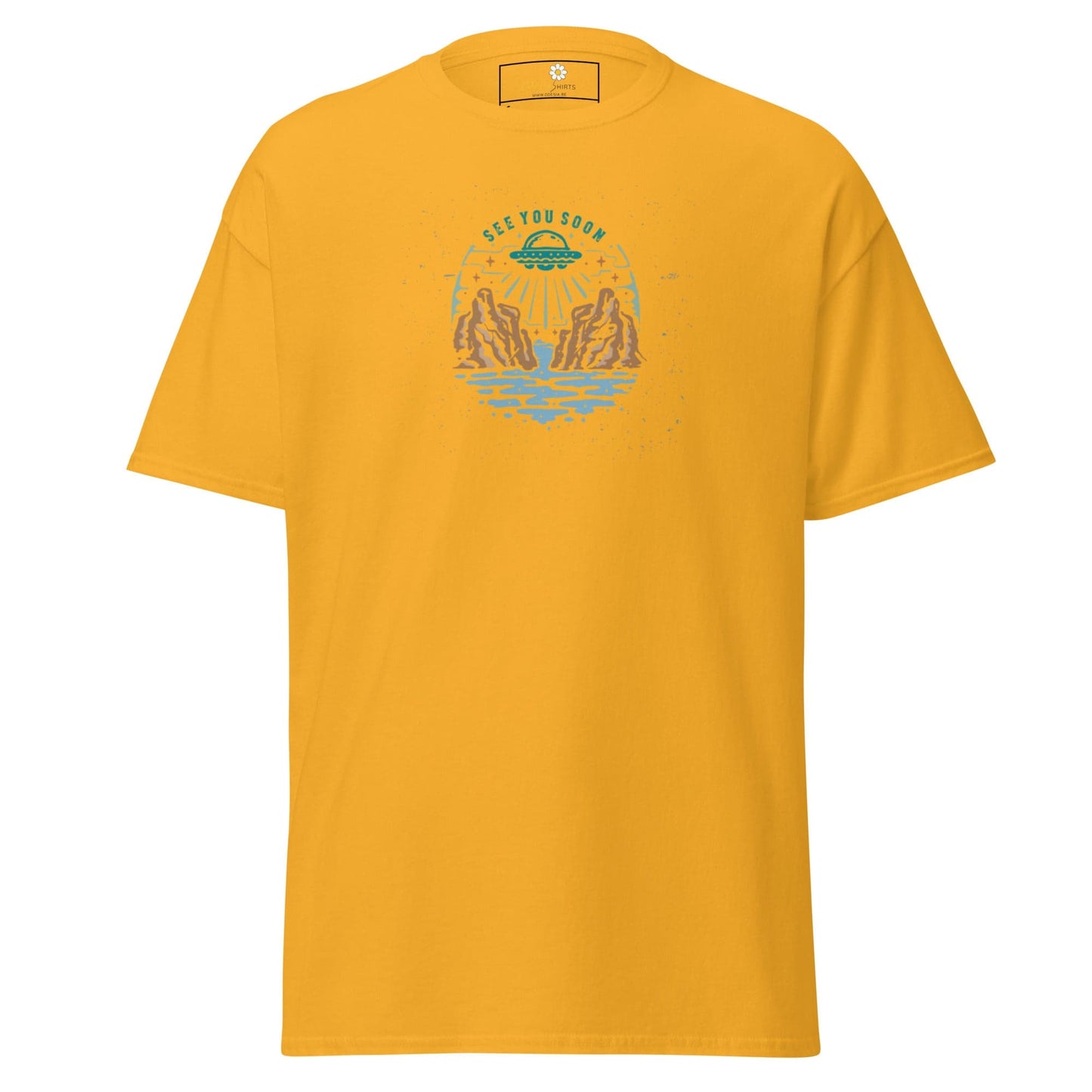 Art T-shirt Design Tee • Man / Woman • [s-xl] - Gold / s