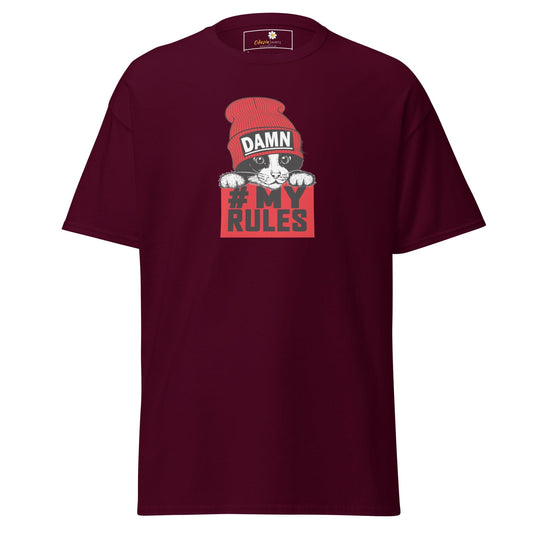 Art T-shirt Design Tee • Man / Woman • [s-xl] - Maroon / s