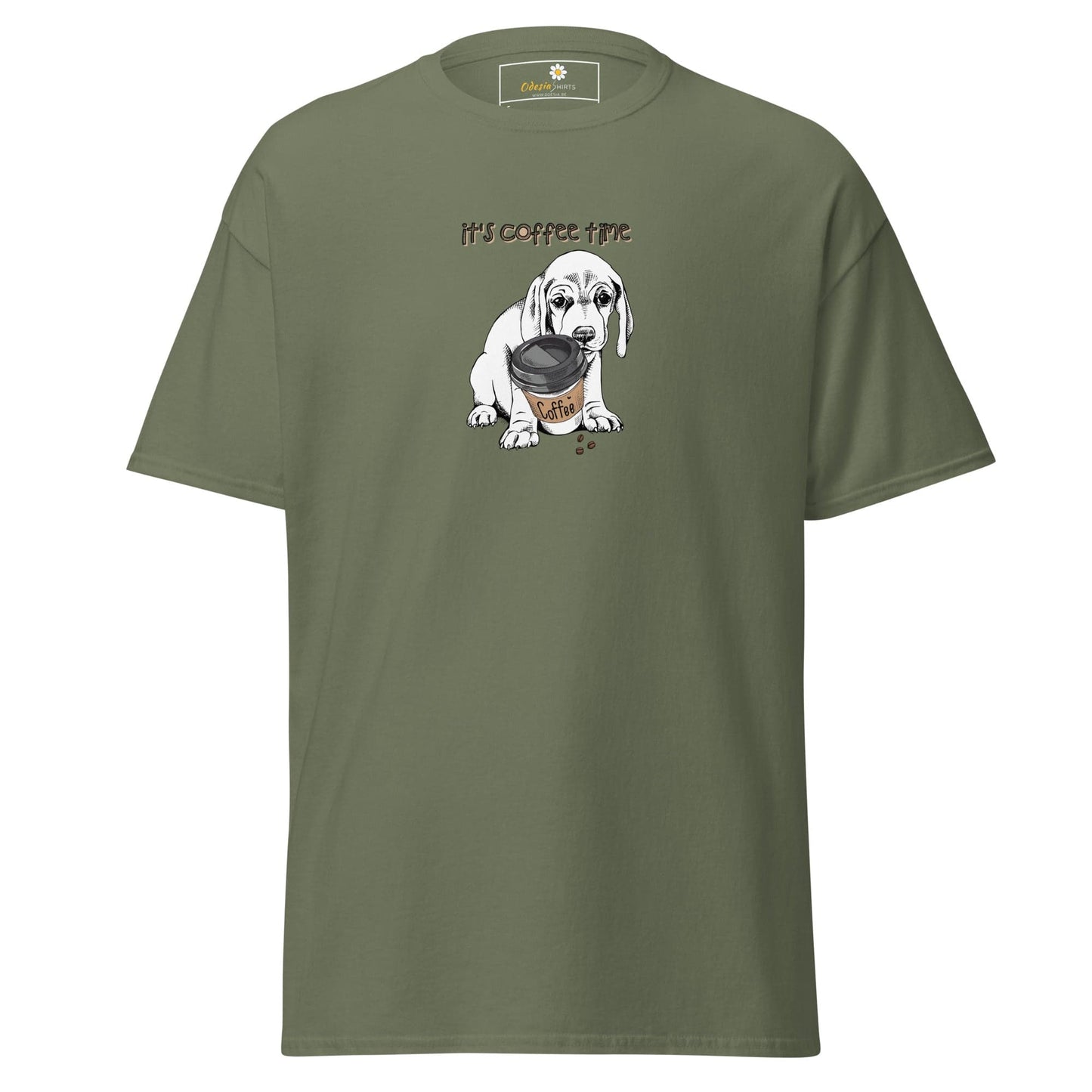 Art T-shirt Design Tee • Man / Woman • [s-xl] - Military Green / s