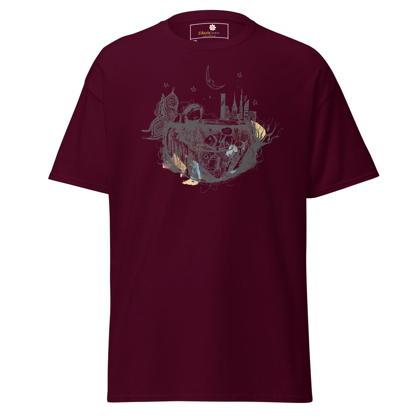 Art T-shirt Design Tee • Men / Women • [2xl-5xl] - Maroon / 2xl