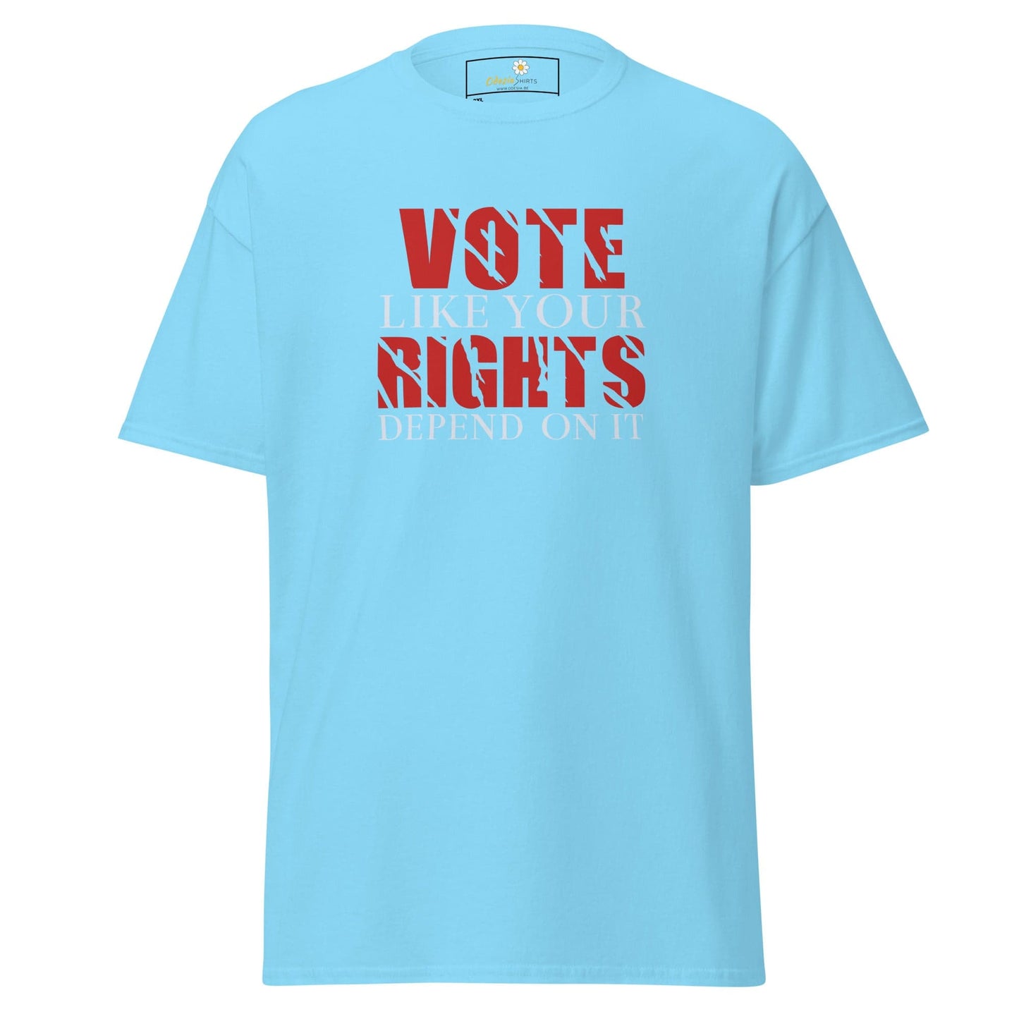 Art T-shirt Design Tee • Men / Women • [2xl-5xl] - Sky / 2xl