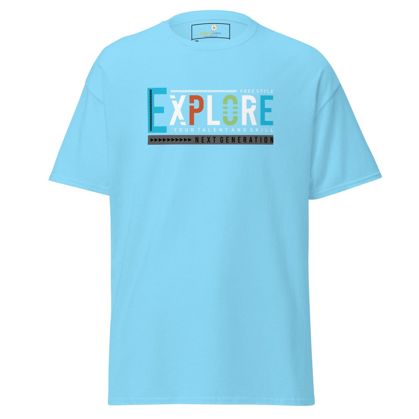 Art T-shirt Design Tee • Men / Women • [2xl-5xl] - Sky / 2xl
