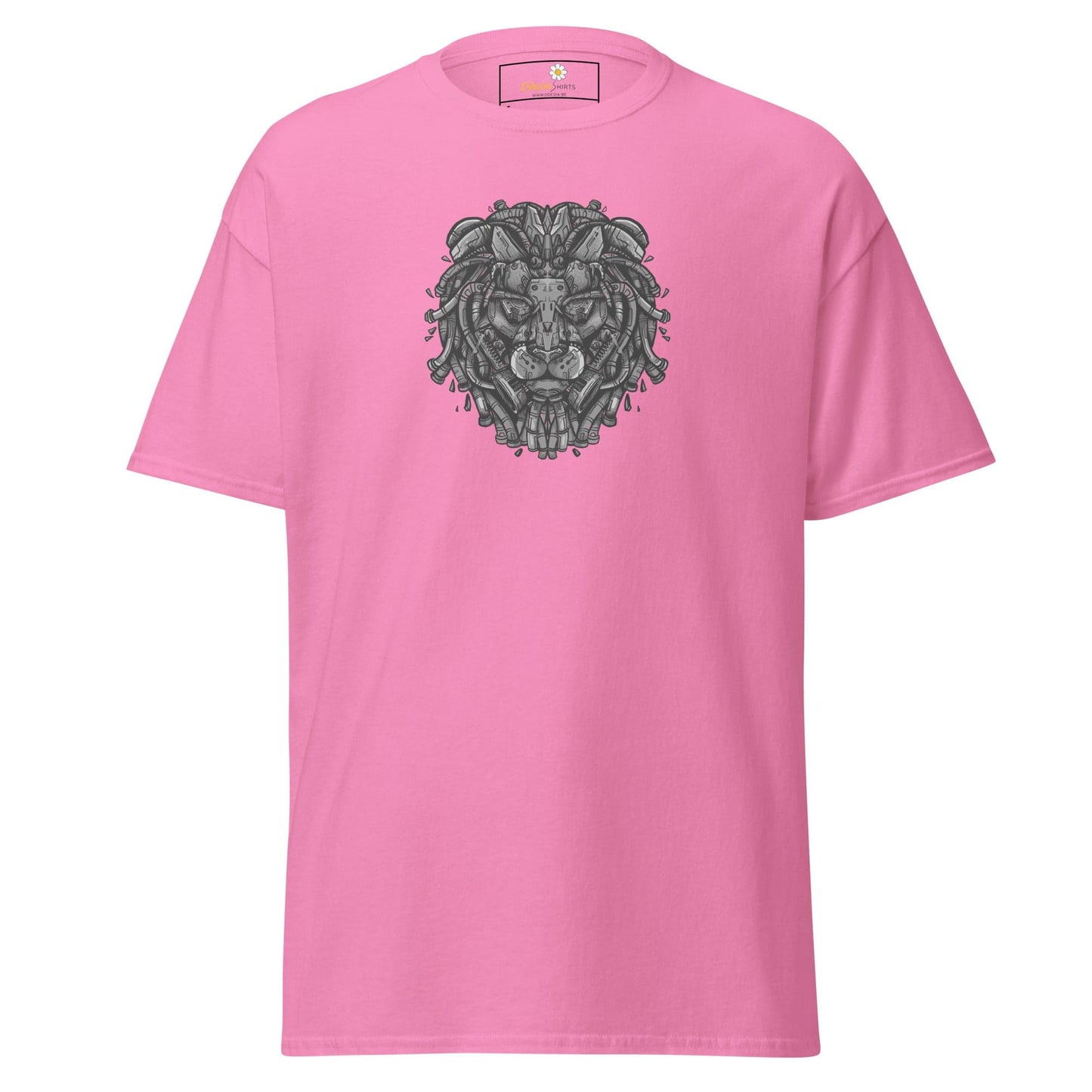 Unisex classic t-shirt - ABSTRACT LION HEAD - REGULAR - Azalea / S
