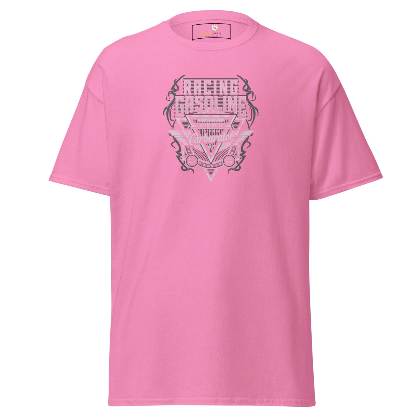 Unisex classic t-shirt - SPORT RACING CARS GASOLINE - REGULAR - Azalea / S