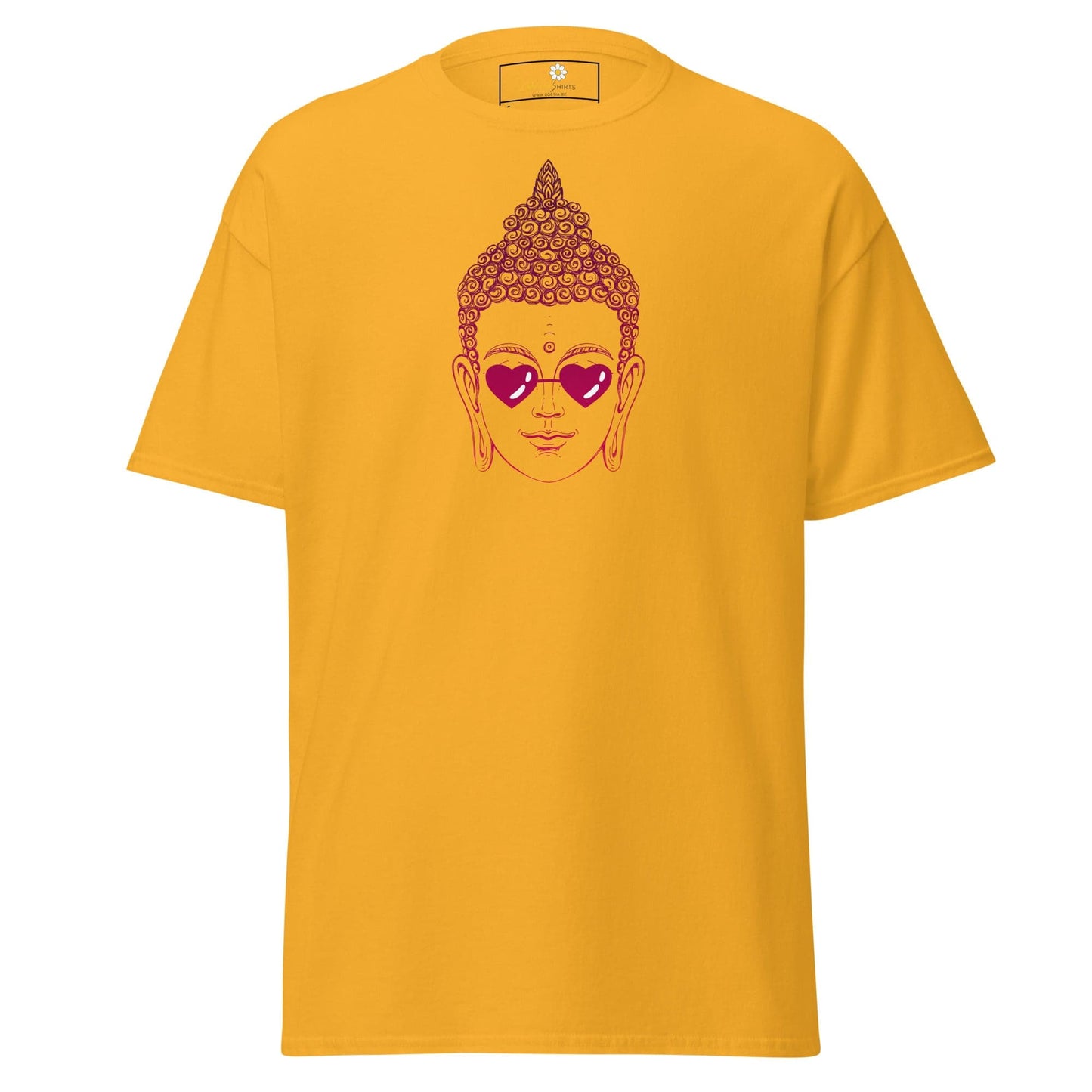 Unisex classic t-shirt - SPIRITUAL BUDDHA LOVE - REGULAR - Gold / S