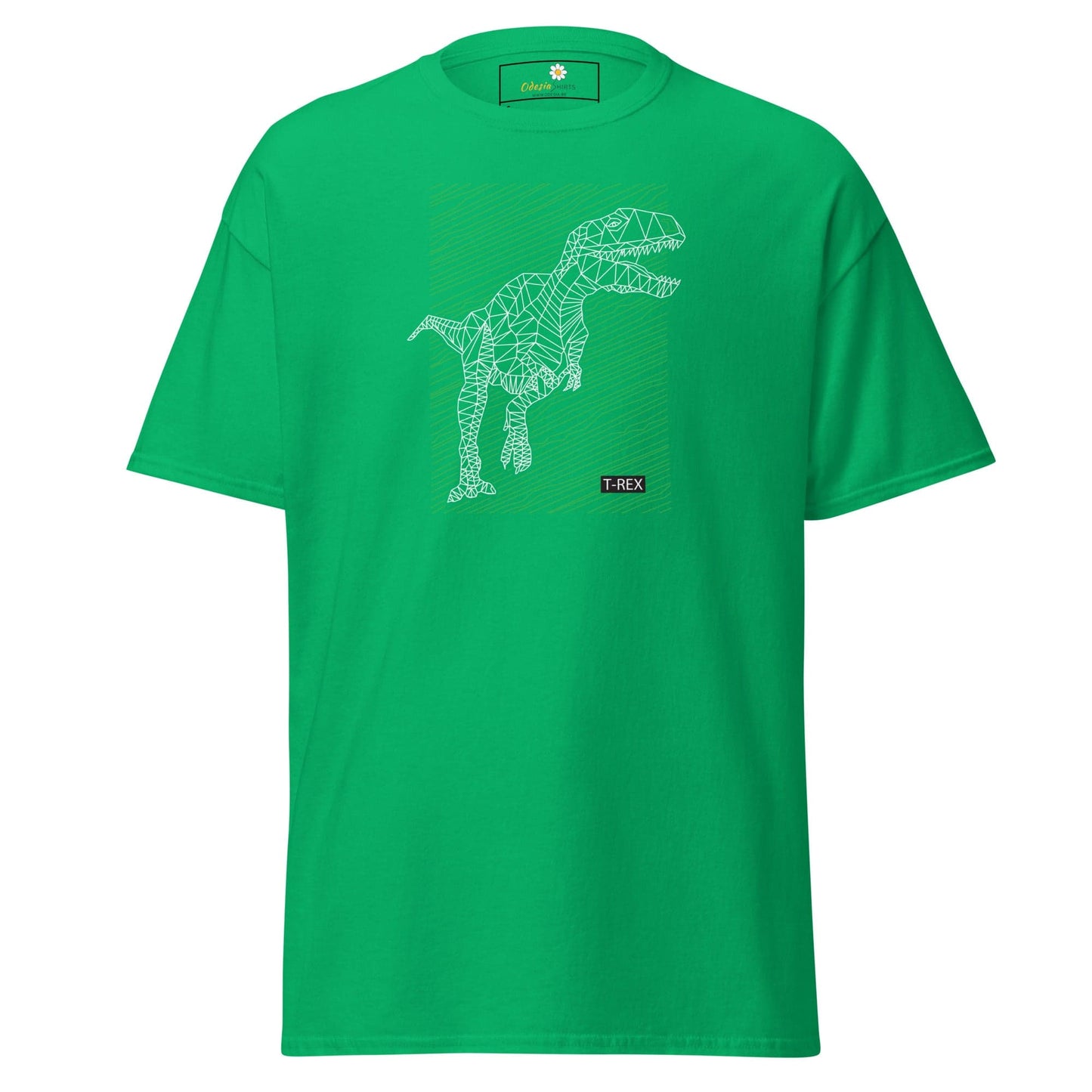 Unisex classic t-shirt - WILD LIFE TREX DINOSAURUS - REGULAR - Irish Green / S