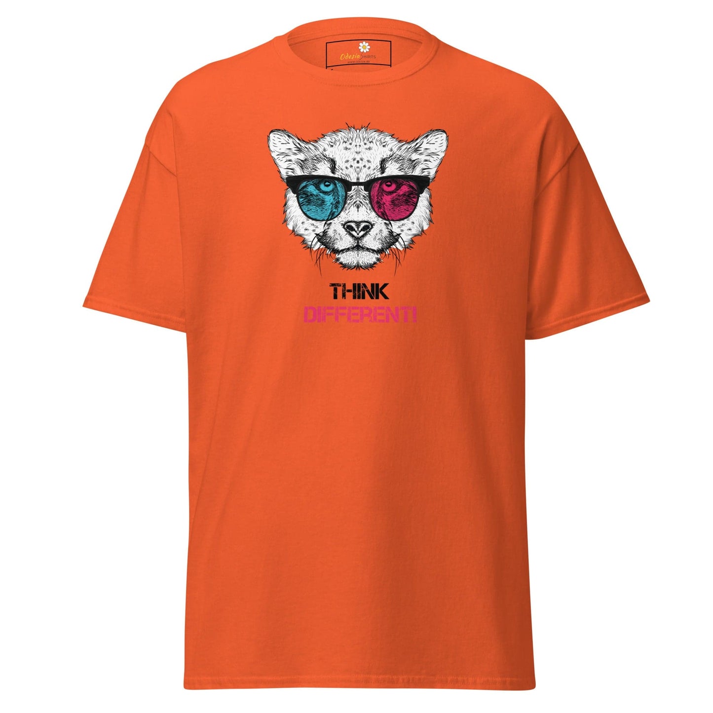 Unisex classic t-shirt - FANTASY THINK DIFFERENT - REGULAR - Orange / S