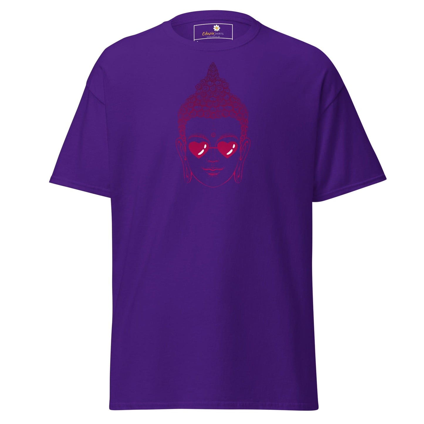 Unisex classic t-shirt - SPIRITUAL BUDDHA LOVE - REGULAR - Purple / S