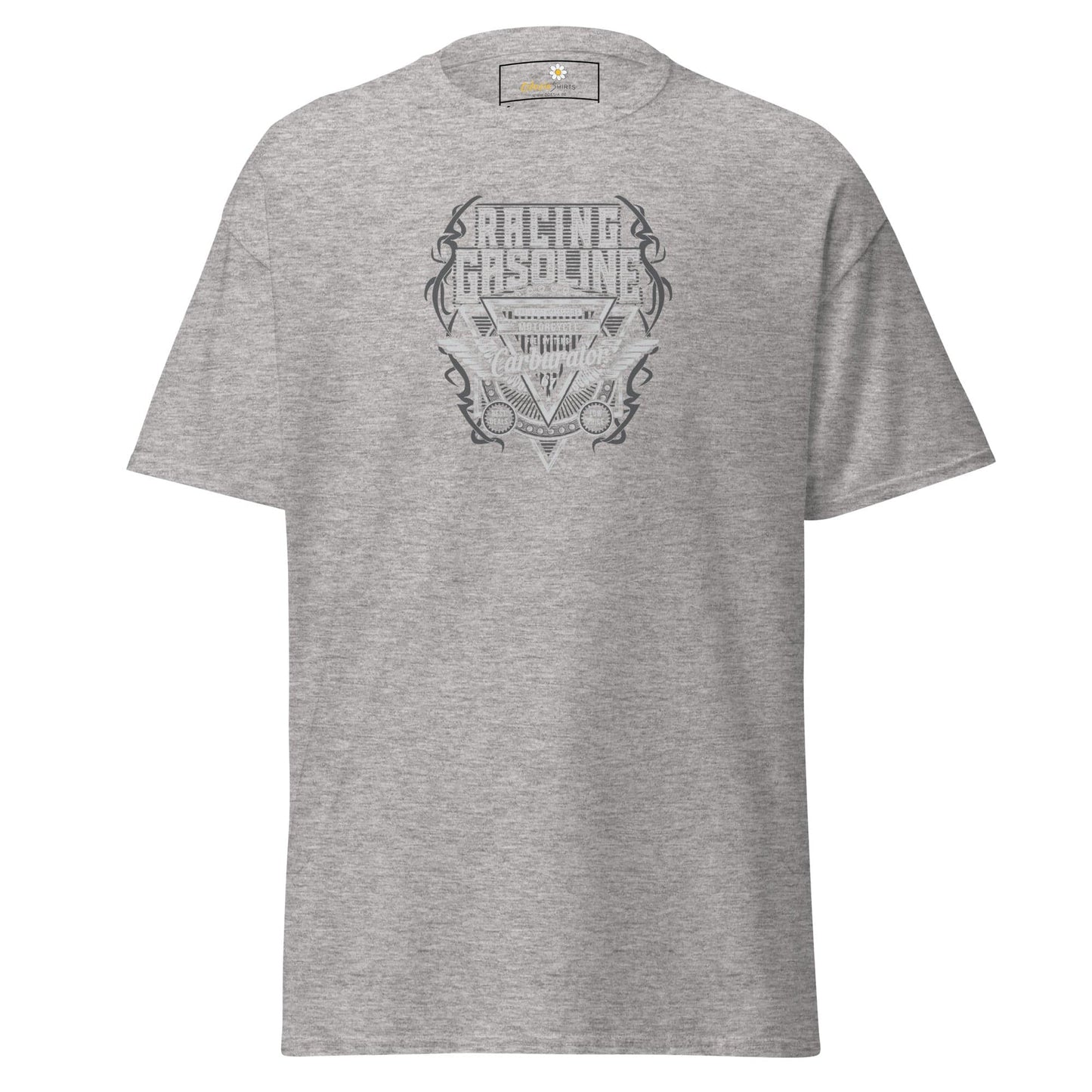 Unisex classic t-shirt - SPORT RACING CARS GASOLINE - REGULAR - Sport Grey / S