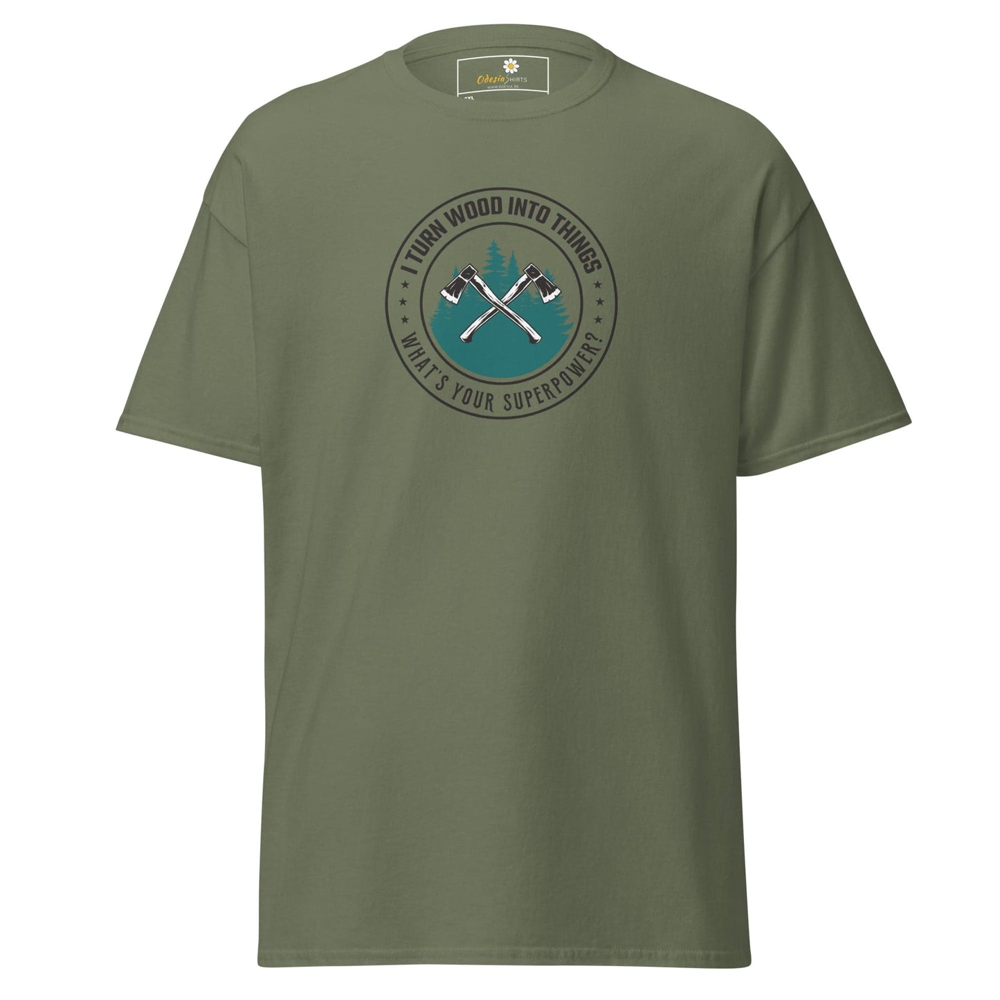 T-shirt Design Tee • Men / Women • [2xl-5xl] - Military Green / 2xl