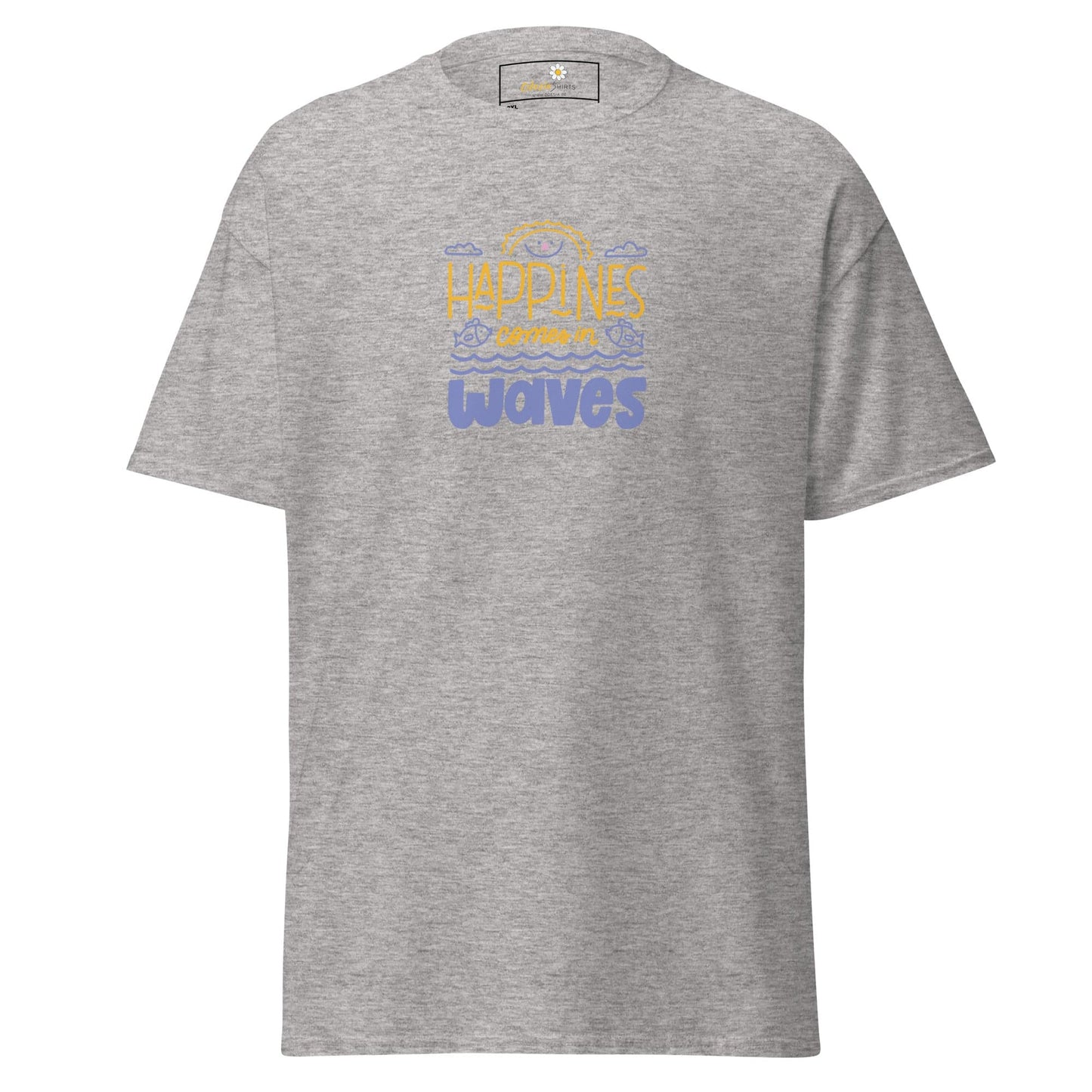Gray T-shirt with graphic design for Men and Women in 2XL to 5XL sizes