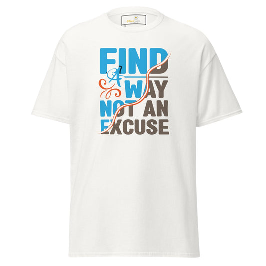 White graphic print T-shirt for Men and Women in 2XL to 5XL sizes